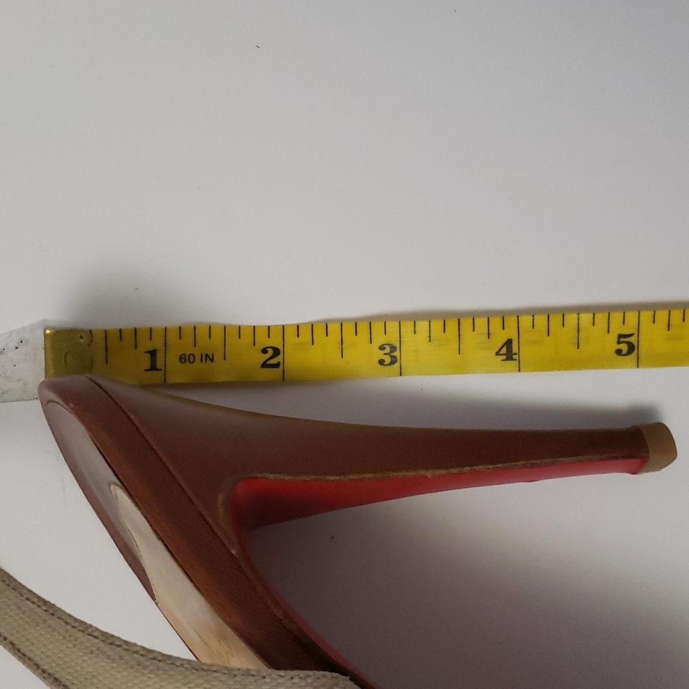 Christian Louboutin Sling Backs Heels - Picture 8 of 12